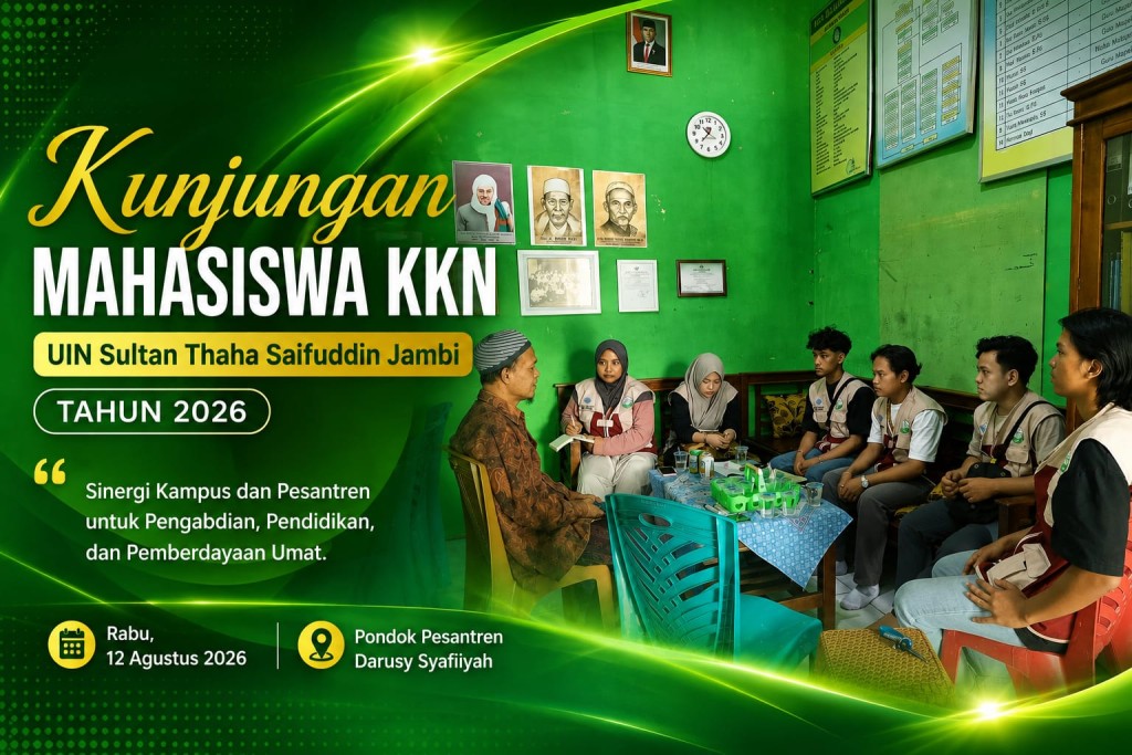 Pondok Pesantren Darusy Syafiiyah Terima Kunjungan Mahasiswa KKN UIN STS Jambi