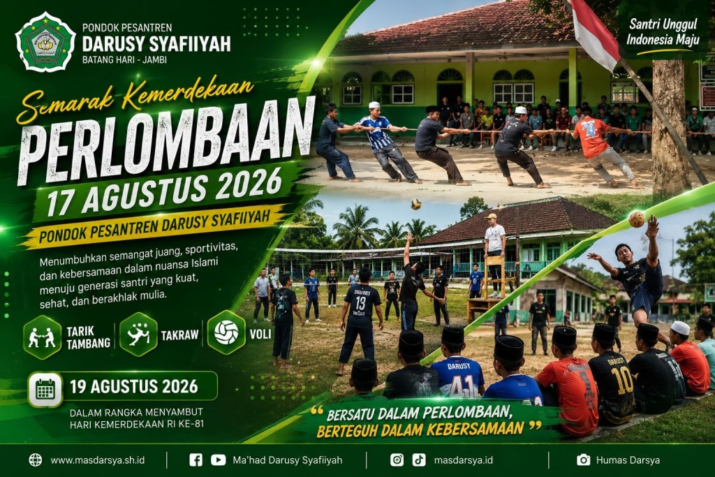 Semarak Kemerdekaan di Pondok Pesantren Darusy Syafiiyah, Perlombaan Jadi Ruang Kebersamaan dan Kekeluargaan