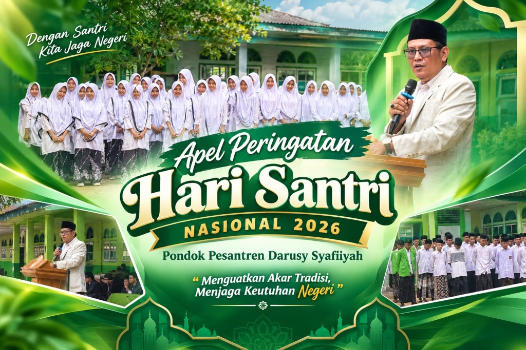 Apel Hari Santri 2026, Pimpinan Pondok Pesantren Darusy Syafiiyah Ajak Santri Perkuat Tradisi dan Nasionalisme