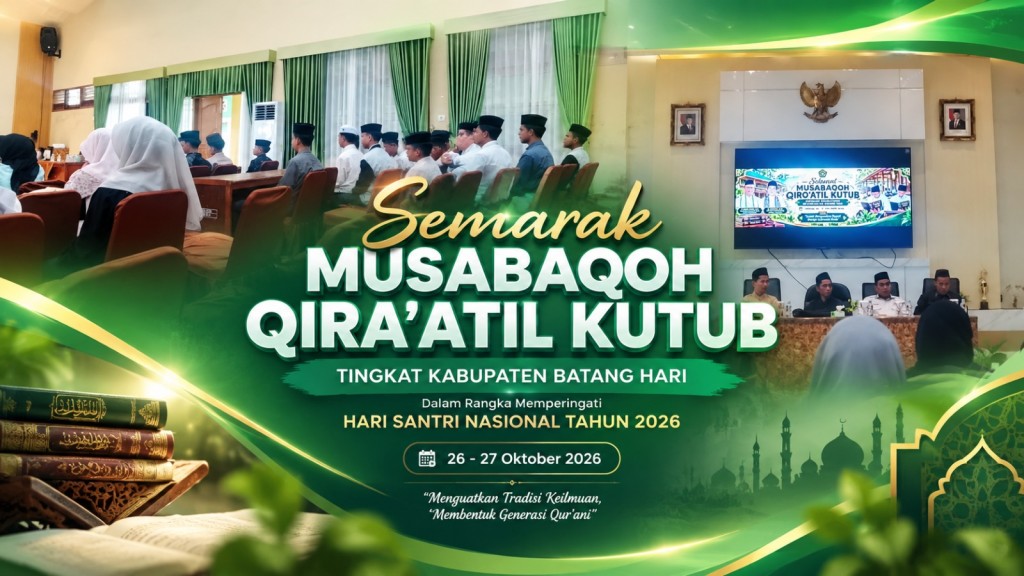 Empat Santri Darusy Syafiiyah Ikuti Lomba MQK Tingkat Kabupaten Batang Hari, Semarakkan Hari Santri Nasional 2026